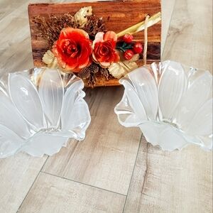 🌟host Pick x 3🌟 Tulip/decorative glass bowls